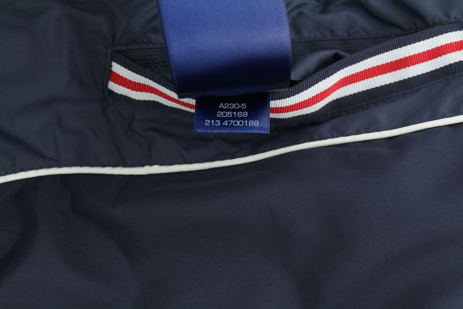 GANT Long Down Women Jacket XS Evening Blue Quilted Hooded Mid Coat