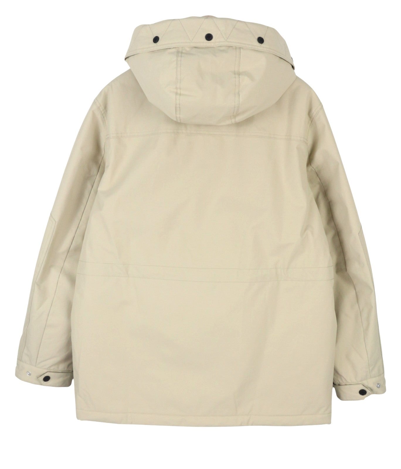 GANT Padded Short Parka Men Jacket M Dry Sand Hooded Zip Coat RRP395