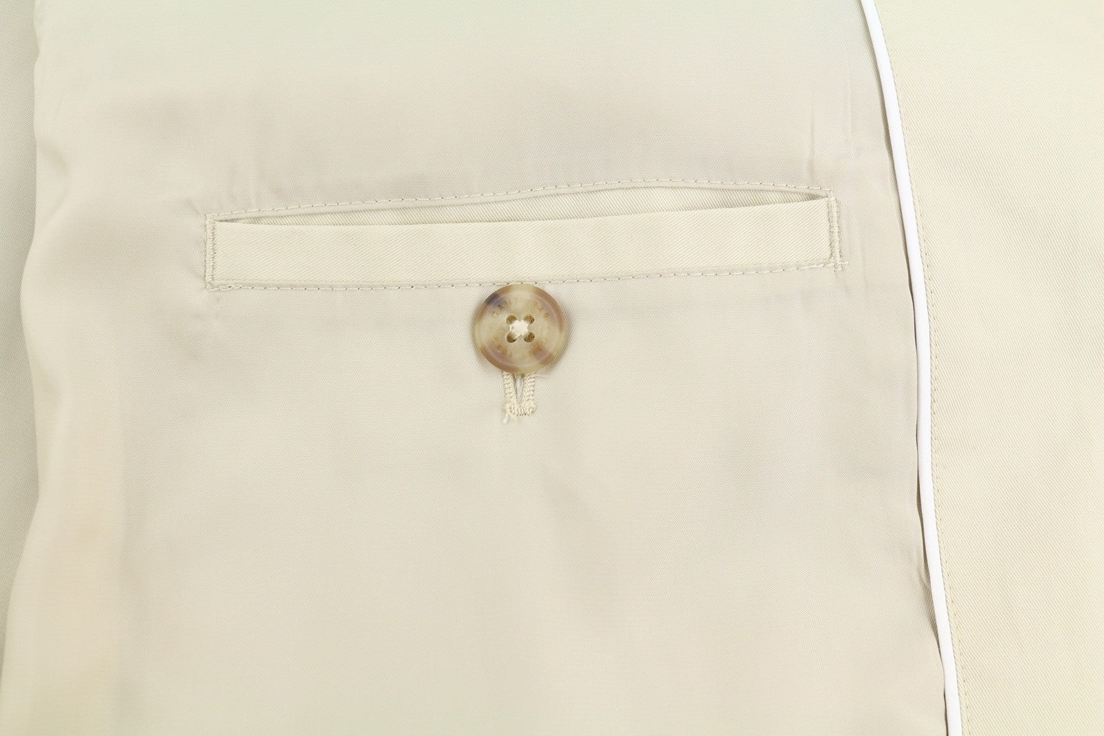 GANT Car Coat Women Jacket XL Desert Beige Hidden Button Mid Coat