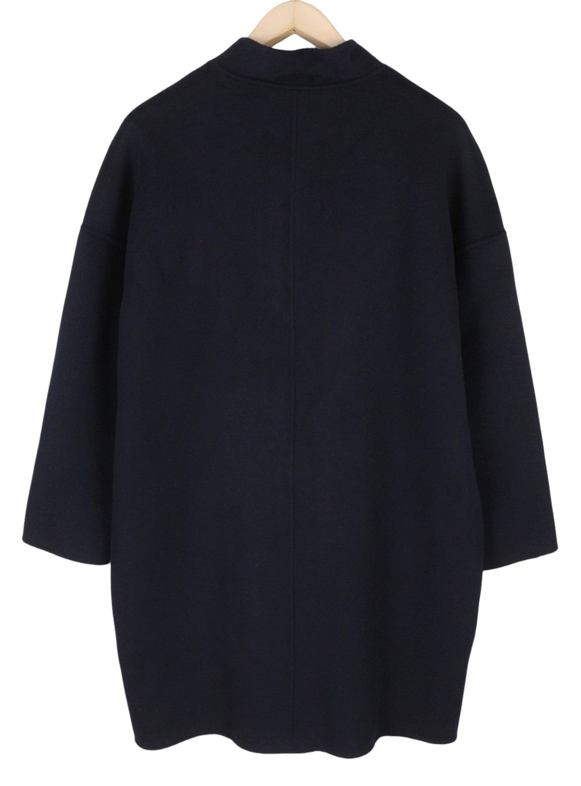 GANT Handstitched Varsity Women Coat XL Evening Blue Wool Cashmere Coat