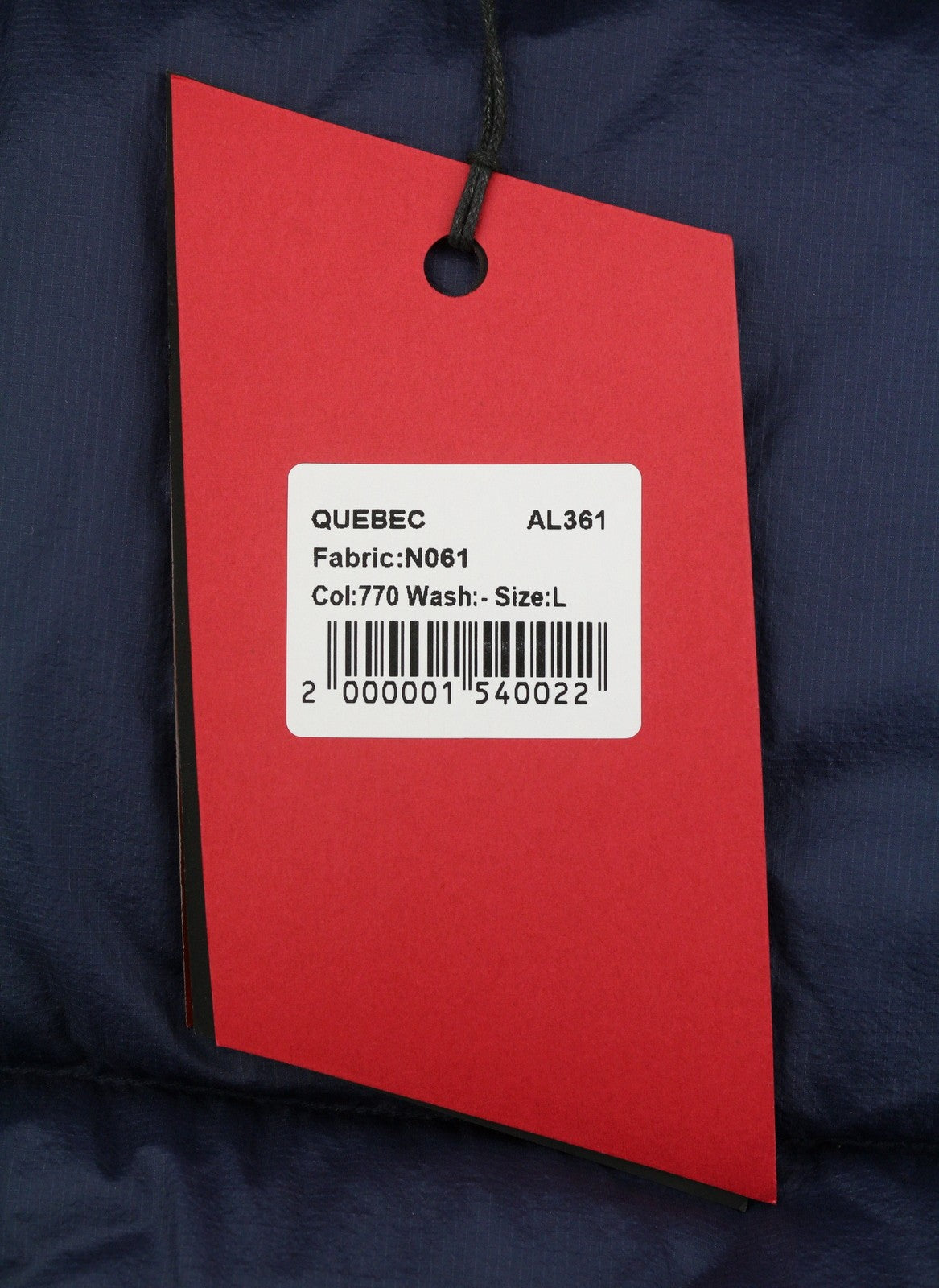 AFTER LABEL Quebec Men Jacket L Blue Down Quilted Hooded Puffer RRP500