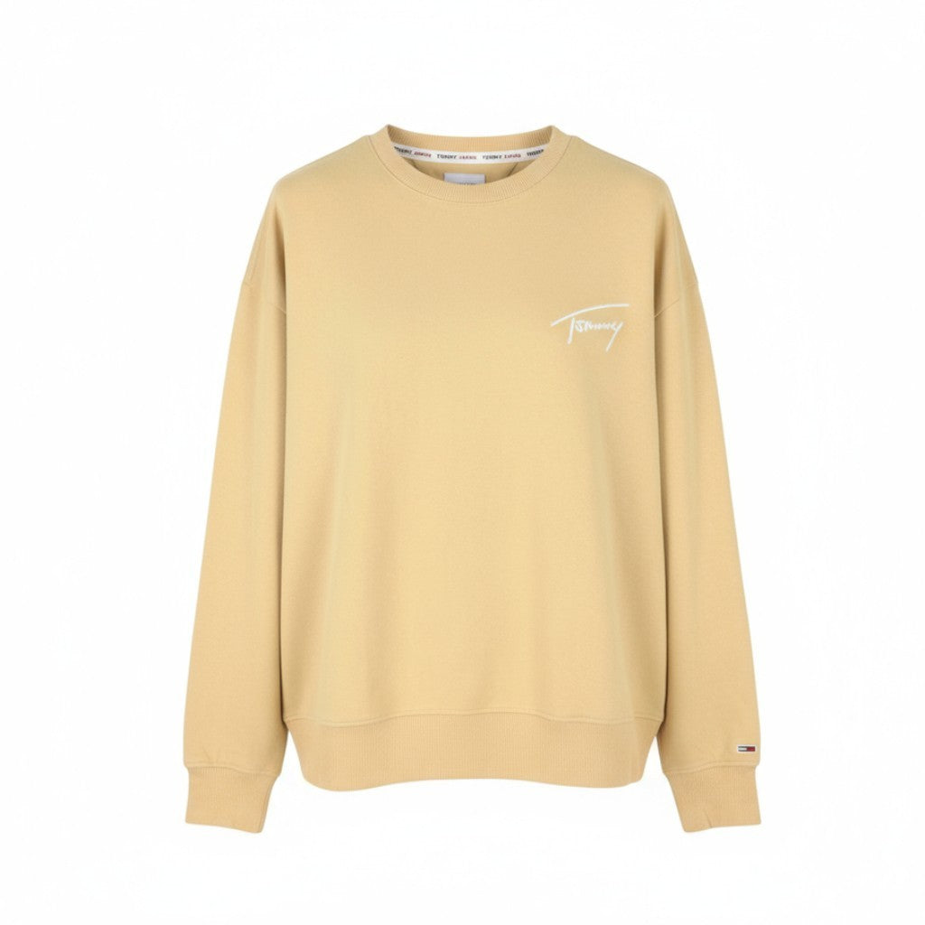 Beige Cotton Sweatshirt