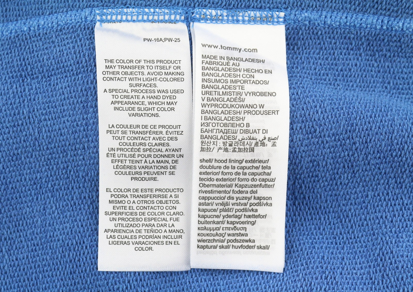 Tommy Jeans Req New Classic Men Hoodie XL Blue Faded Kangaroo Logo Pull On