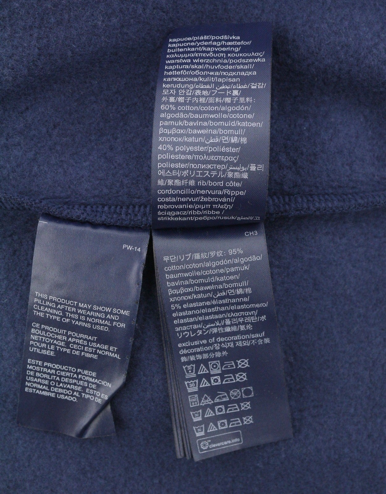 Tommy Jeans College Wash Men Hoodie L Dark Blue Kangaroo Pocket Pull On