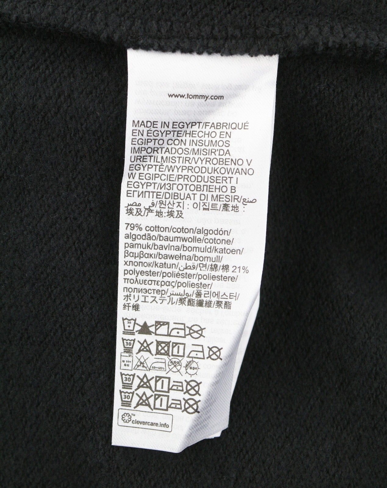 Tommy Jeans Bxy Lofo Drawcor Women Hoodie XL Black Kangaroo Pull On Unisex