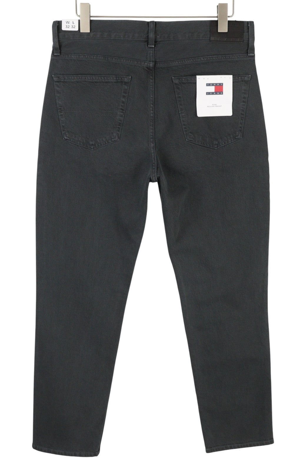 Tommy Jeans Ryan Men Jeans W32/L32 Black Regular Straight Fit Zip Fly