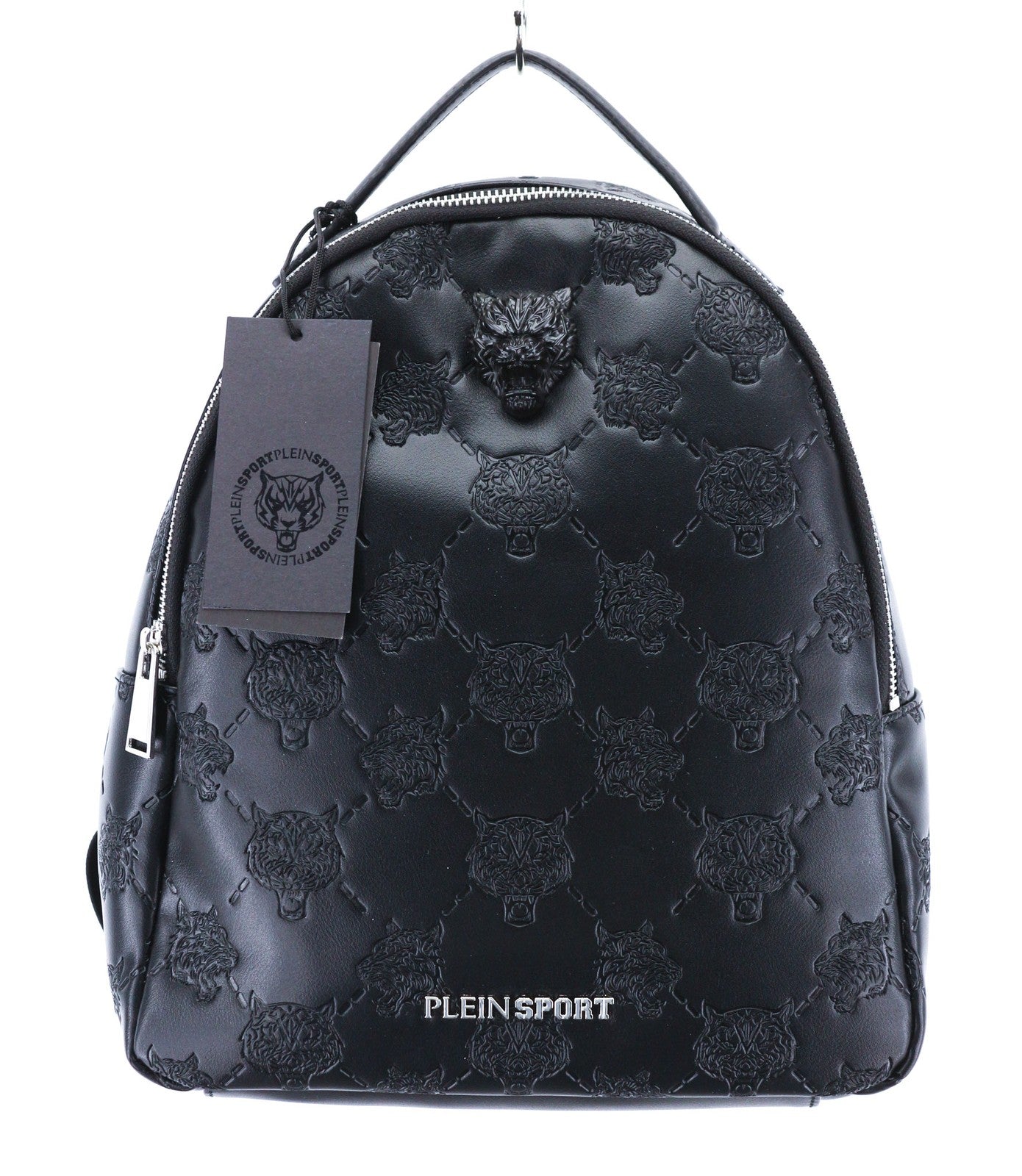PLEIN SPORT Lindsey Women Bag OS Black Backpack Two Handles Lined Pockets
