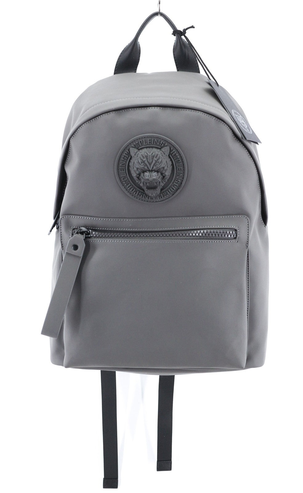 PLEIN SPORT Boston Men Bag OS Dark Grey Two Adjustable Handles Backpack