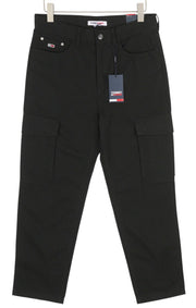 Tommy Jeans Skater Carpenter Men Trousers W30/L32 Black Cargo Zip Fly RRP119