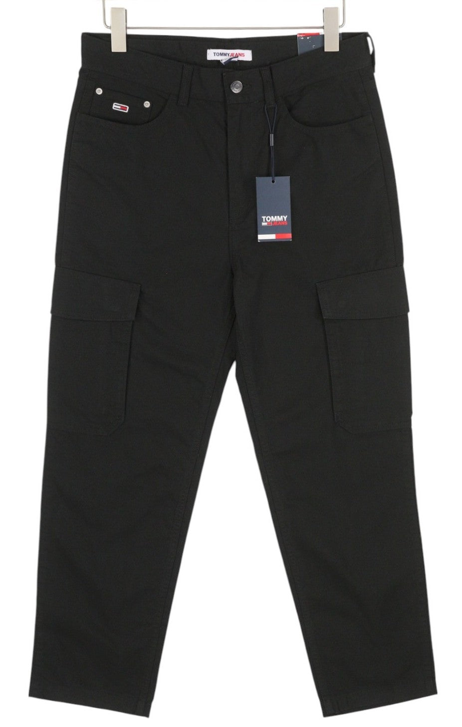 Tommy Jeans Skater Carpenter Men Trousers W30/L32 Black Cargo Zip Fly RRP119