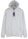 Blue Cotton Hoodie