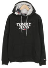 Black Cotton Hoodie