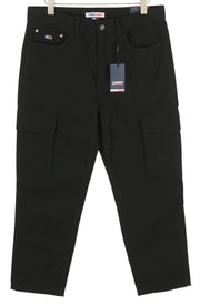 Tommy Jeans Skater Carpenter Men Trousers W33/L32 Black Cargo Zip Fly RRP139
