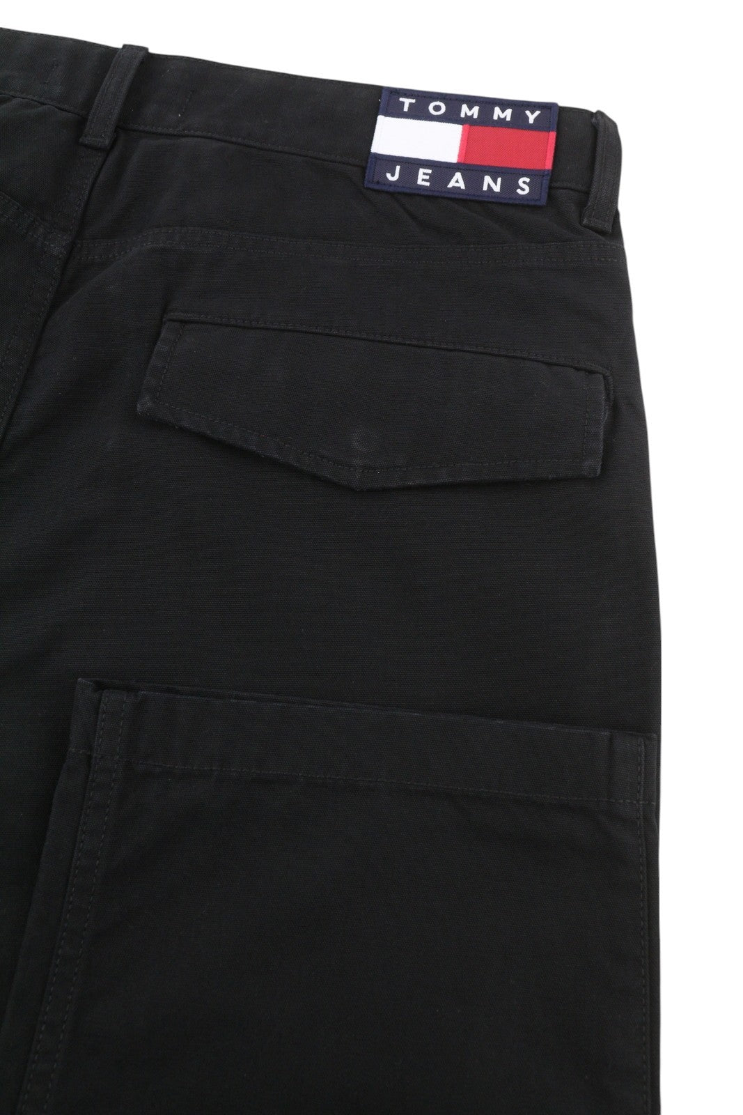 Tommy Jeans Skater Carpenter Men Trousers W33/L32 Black Cargo Zip Fly RRP139