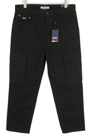 Tommy Jeans Skater Carpenter Men Trousers W33/L32 Black Cargo Regular RRP139