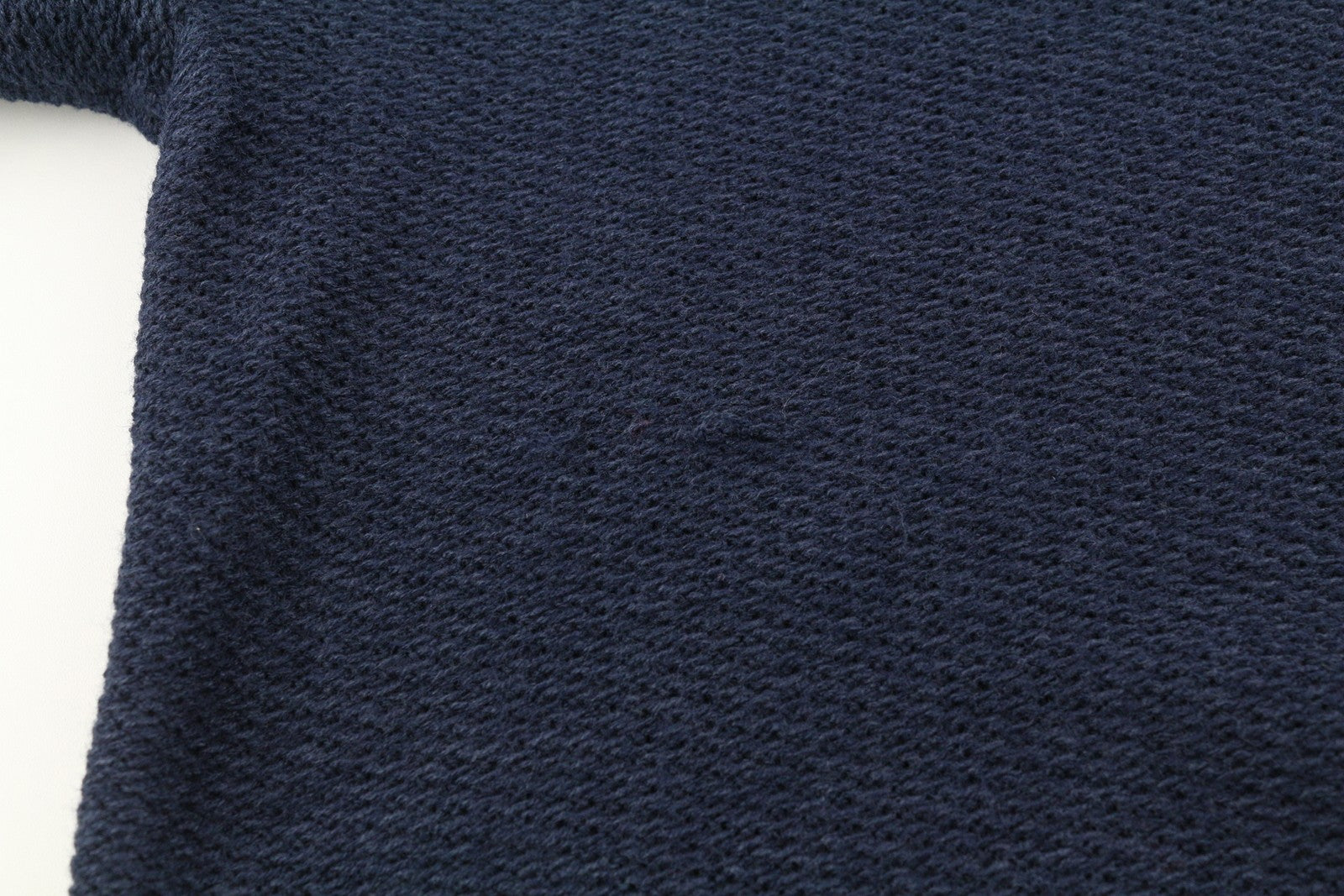 Tommy Jeans Req Structured Men Jumper 2XL Blue Waffle-Knit Crew Neck Pull On