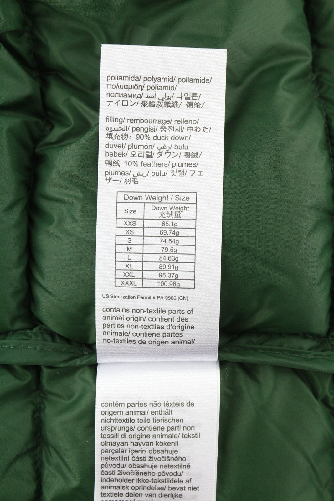 Tommy Jeans Tjm Light Down Men Waistcoat S Green Duck Down Filled RRP149