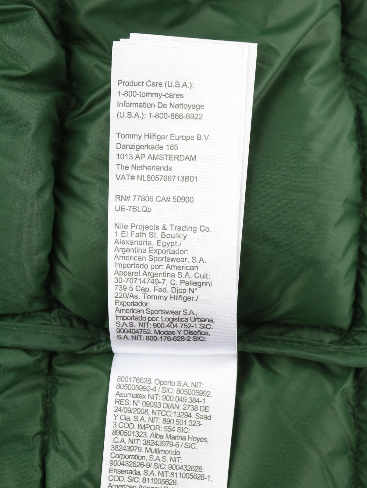 Tommy Jeans Tjm Light Down Men Waistcoat S Green Duck Down Filled RRP149