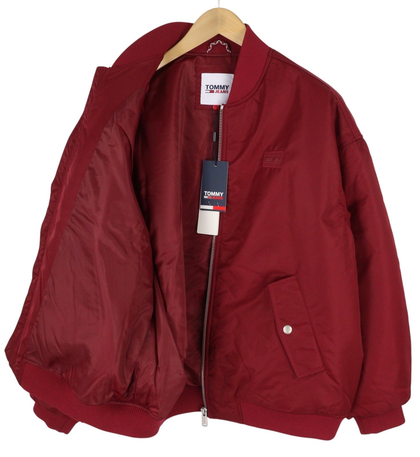 Tommy Jeans Tjm Ovz Tonal Appl Men Jacket M Oversized Padded Bomber RRP299
