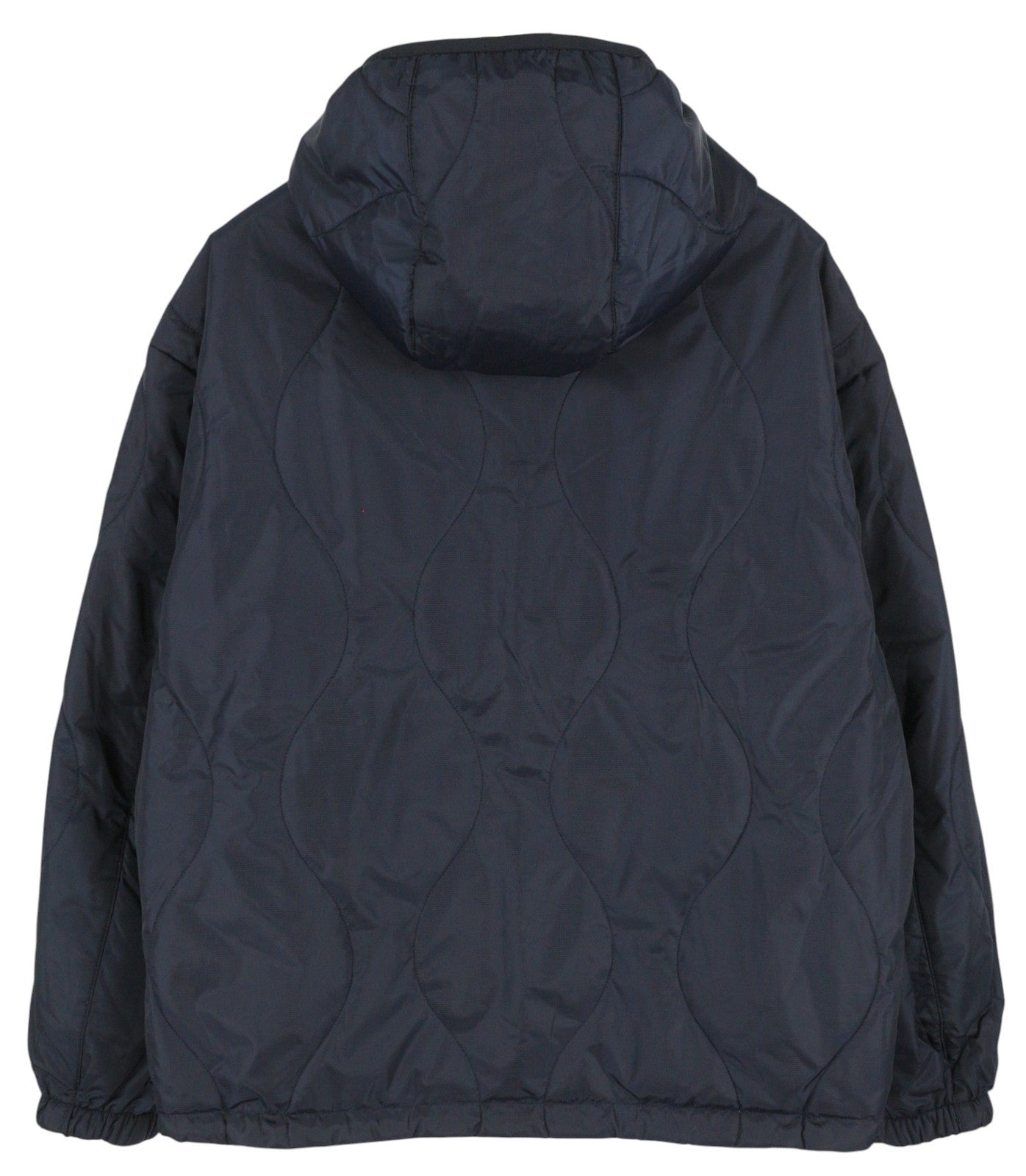 Tommy Jeans Reversible Quilted Men Jacket M Blue Quilted Hooded Logo RRP239