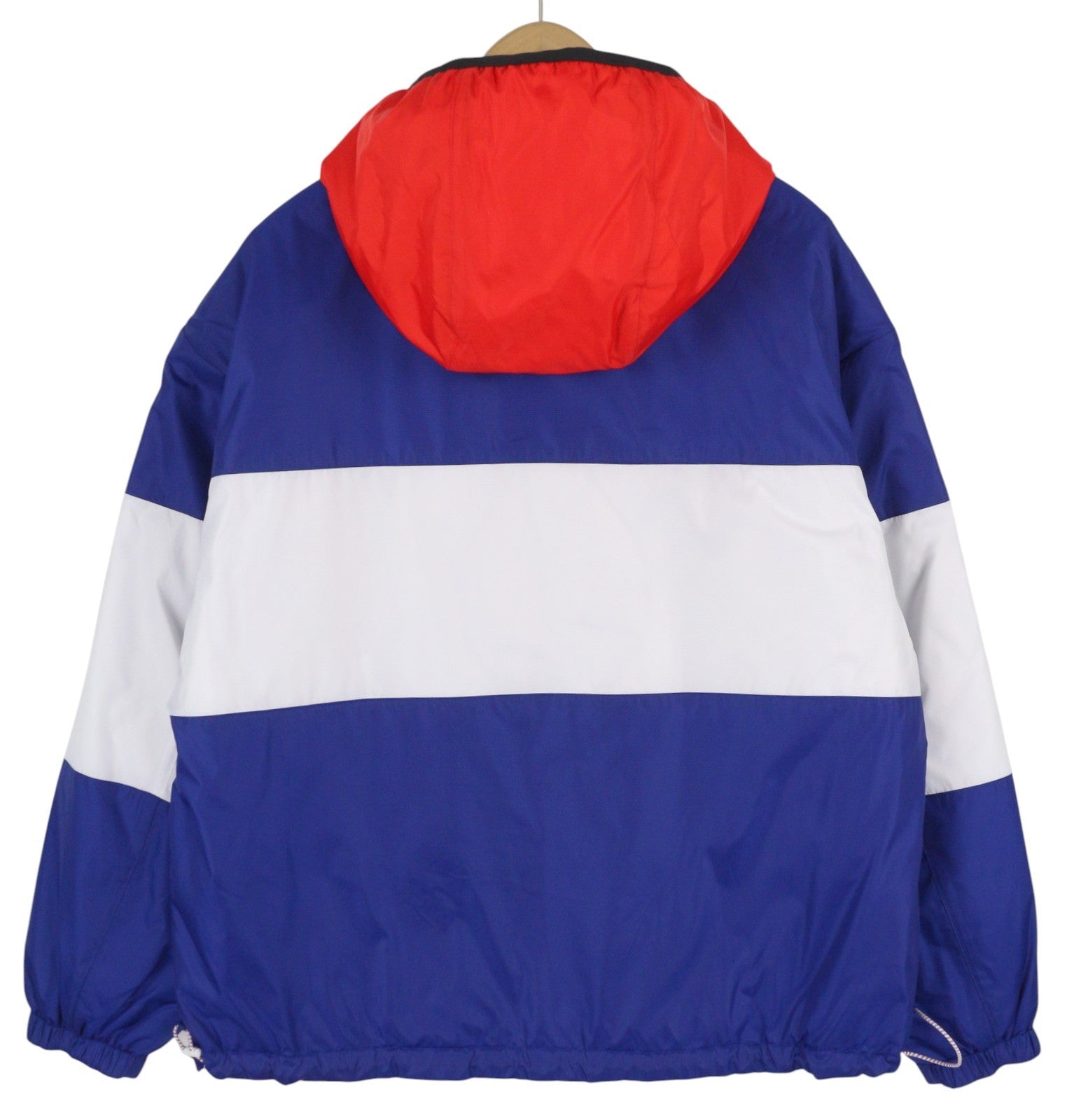 Tommy Jeans Reversible Quilted Men Jacket L Blue Quilted Hooded Zip RRP239
