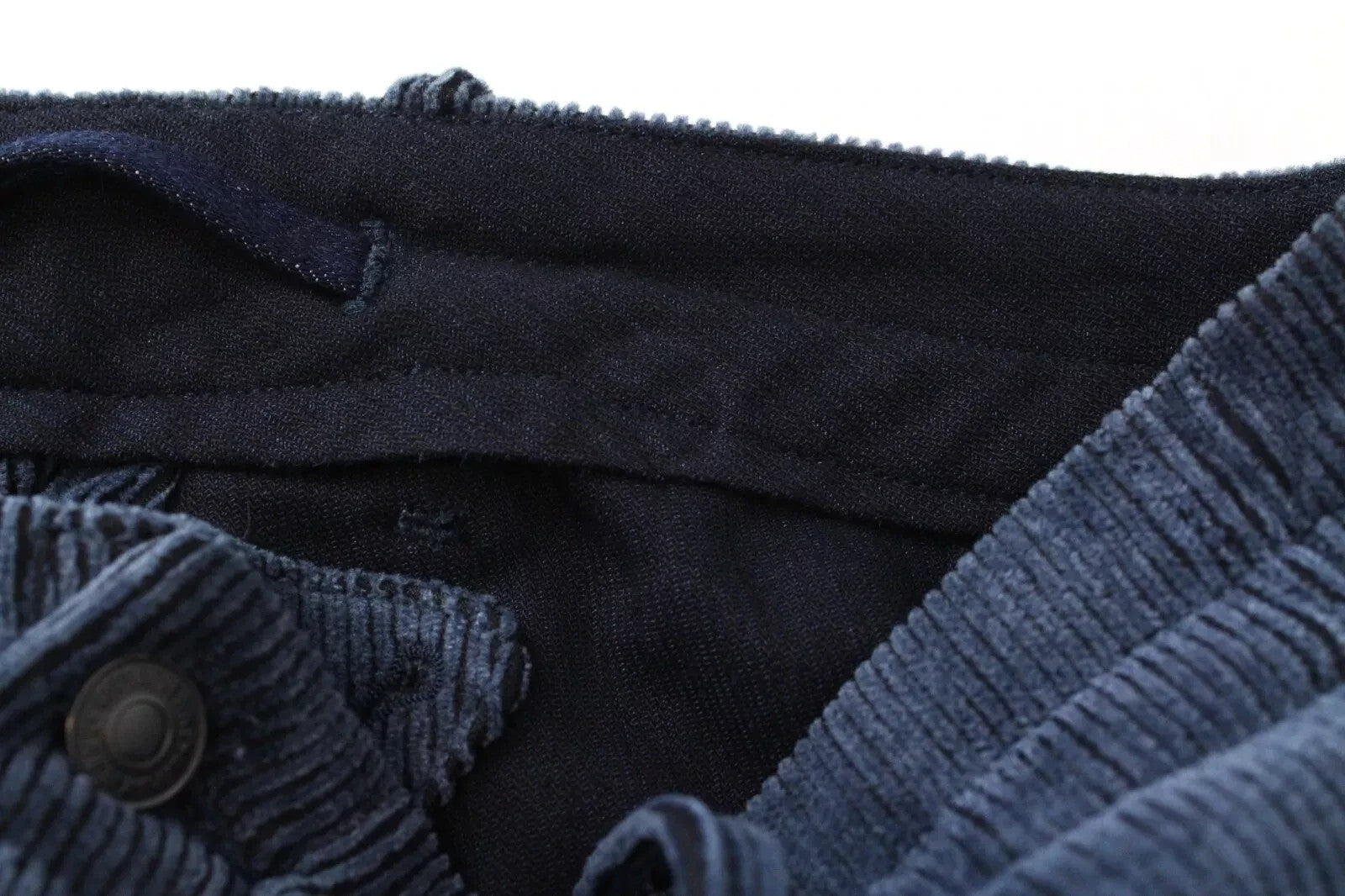 REPLAY Men Trousers W30/L30 Corduroy Patched Back Pocket Button-Fly Straight