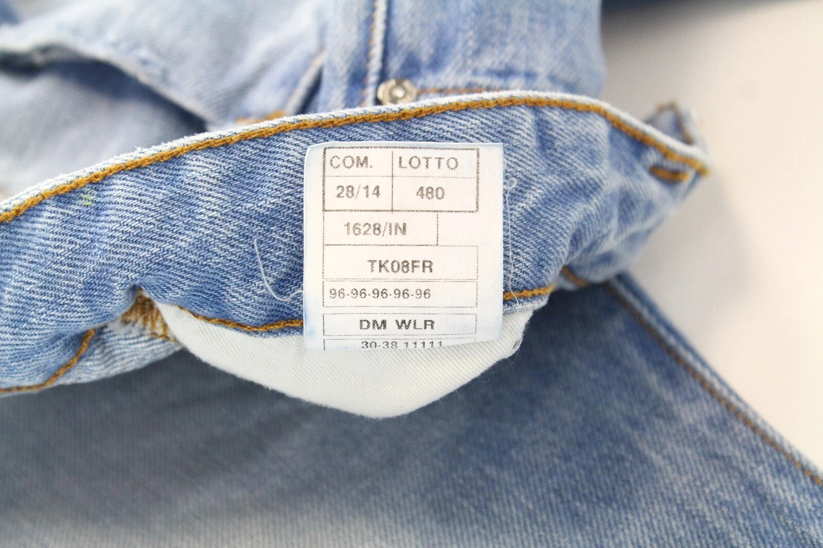 TAKESHY KUROSAWA Men Jeans W30 Slim Button-Fly Stained Distressed Washed Out