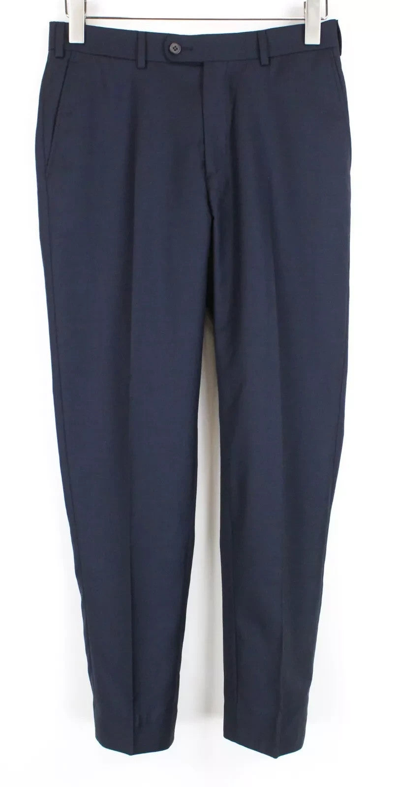 SUITSUPPLY Lazio Men Suit UK32R Slim Dark Blue Pure Wool 2 Piece Lined Classic