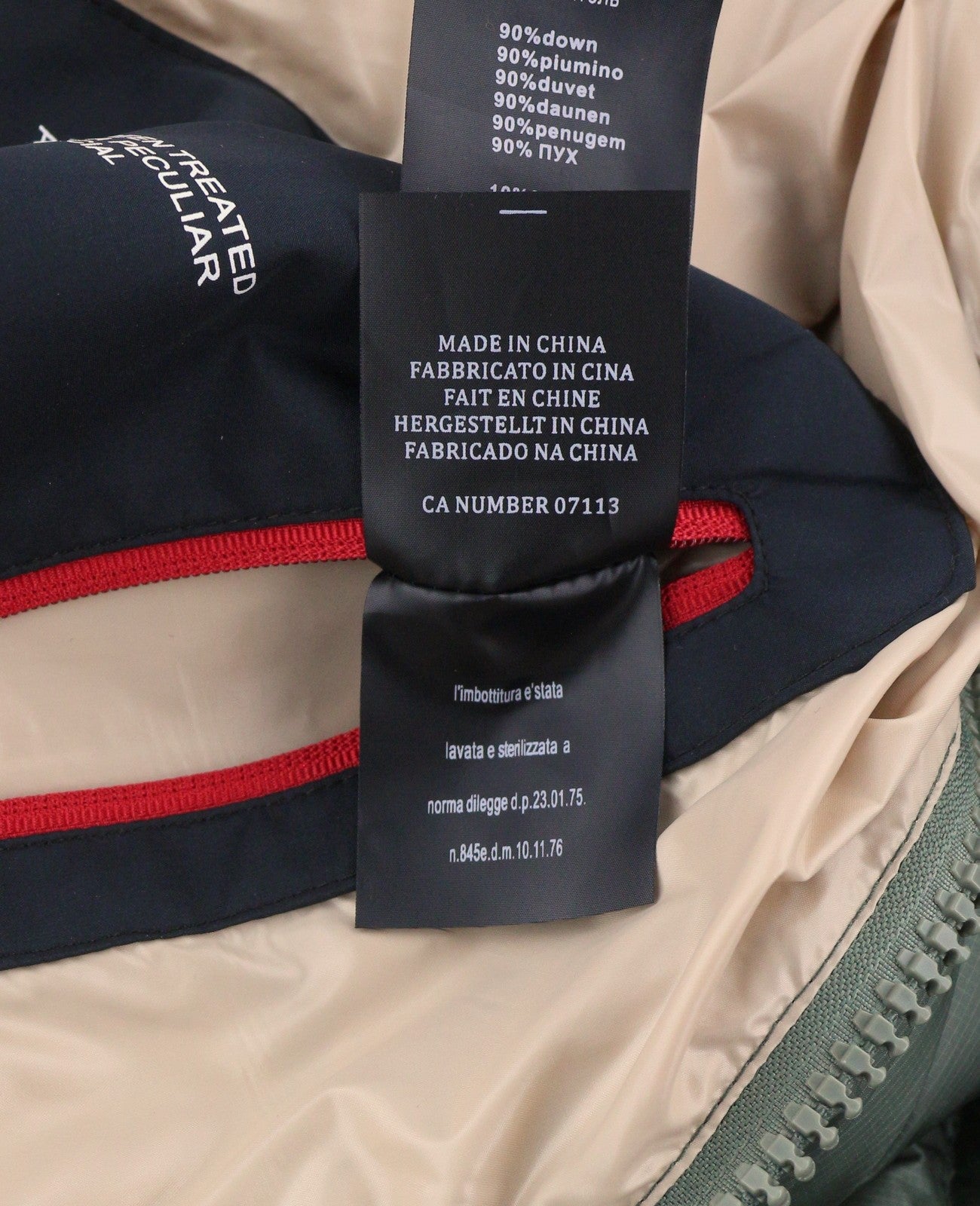 AFTER LABEL Verbier Men Jacket L Green Down Hydrocity Climaheat Coat RRP560