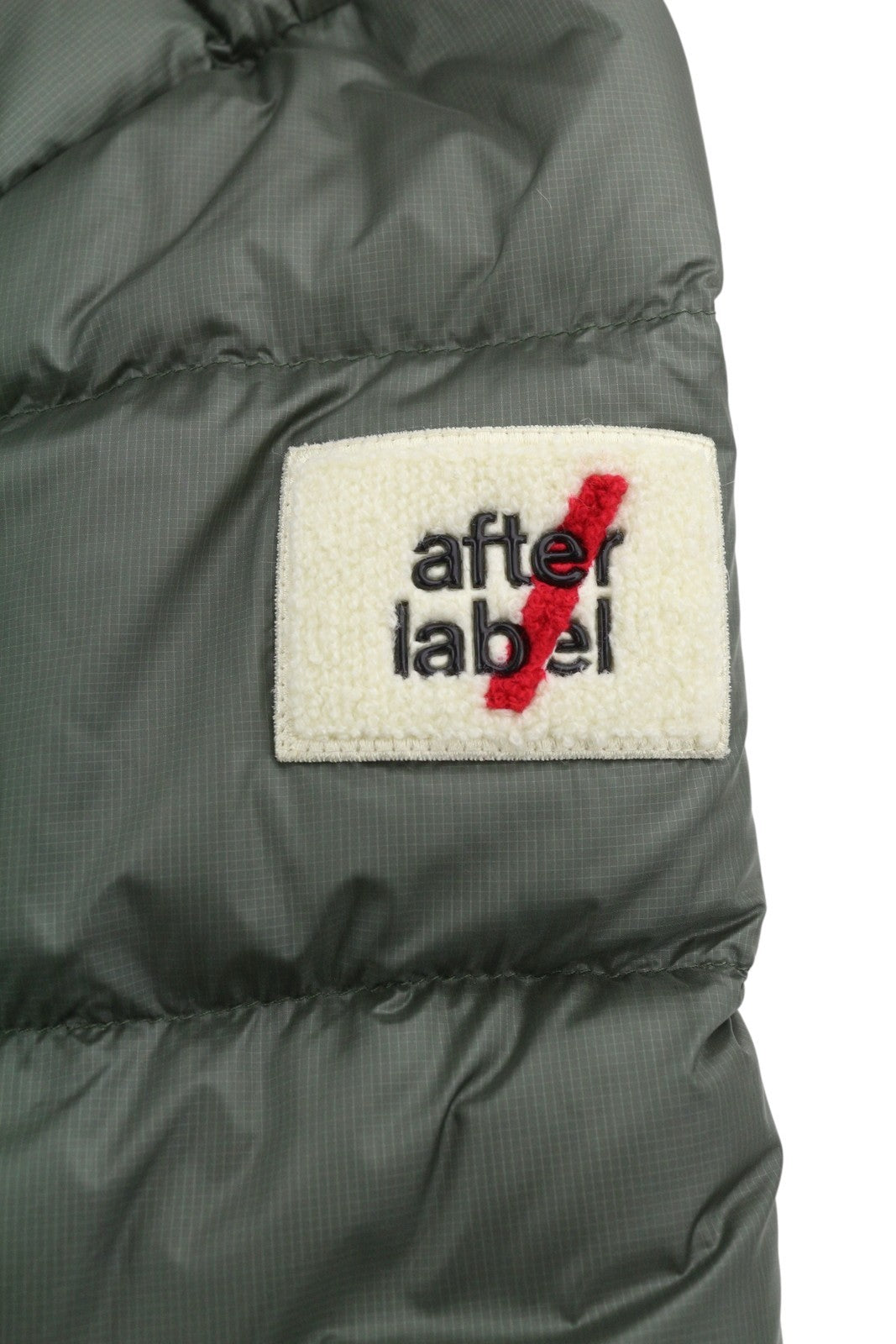 AFTER LABEL Verbier Men Jacket L Green Down Hydrocity Climaheat Coat RRP560