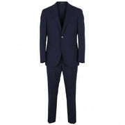 SUITSUPPLY La Spalla Soho Men Suit UK44R / W36 Blue Wool 2Pc Notch Lapel