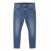 LEVI'S 512 Slim Taper Men Jeans W36/L34 Blue Whiskers Faded Stretch Flex