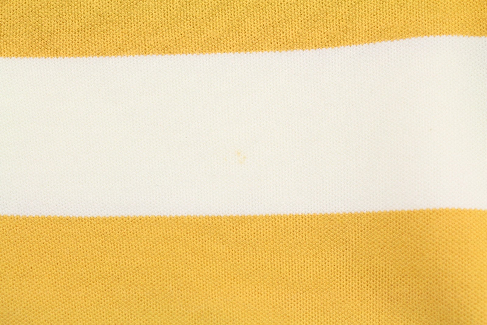 AMERICAN EAGLE OUTFITTERS Women T-Shirt S Mustard Striped Polo Short Sleeved