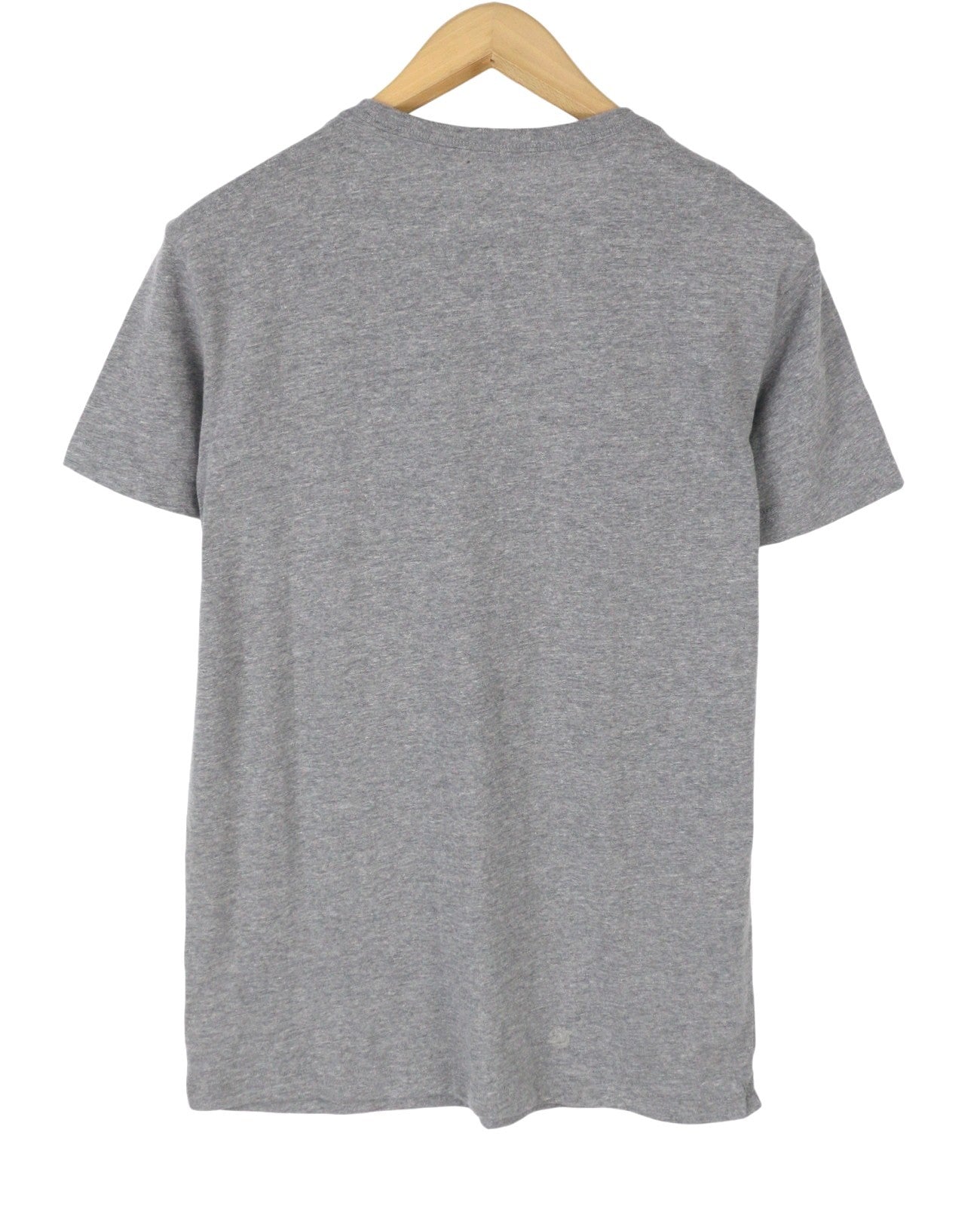 AMERICAN EAGLE OUTFITTERS Men T-Shirt S Grey Melange Classic Fit Short Sleeved