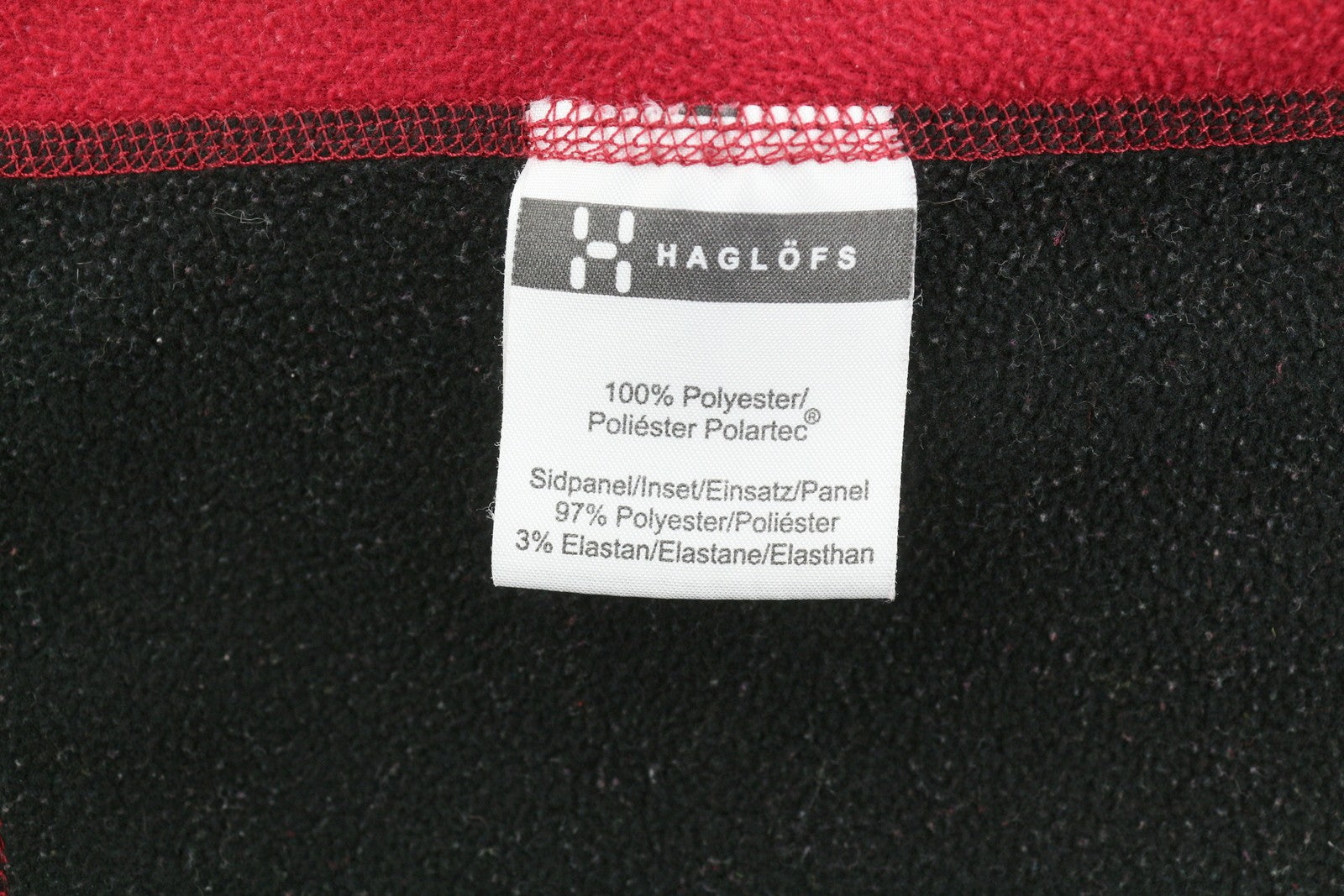 HAGLOFS Women Waistcoat EU38 M Red Polartec Fleece High Full Zip Lightweight