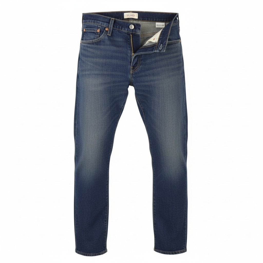 LEVI'S 511 Slim Men Jeans W31/L32 Blue Whiskers Faded Big E Premium