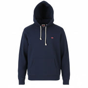 LEVI'S Standard Fit Men Hoodie M Blue Cotton Kangaroo Pocket Pull On