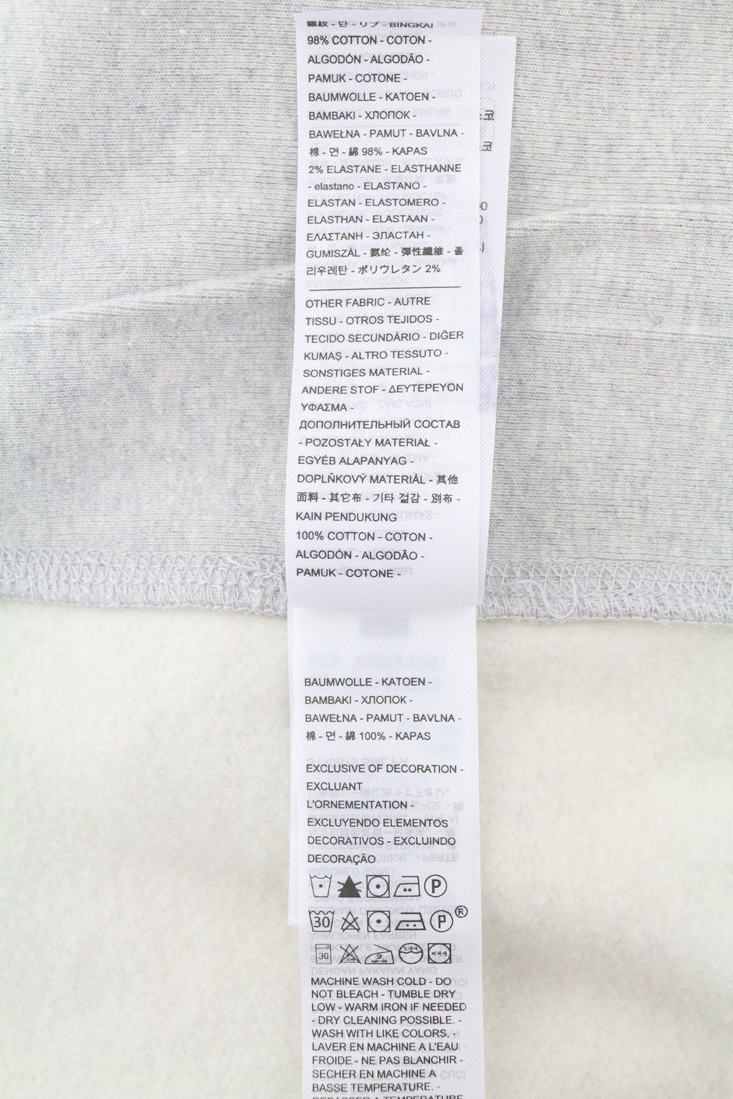 LEVI'S Relaxed Fit Men Hoodie S Grey Melange Embroidered Logo Full Zip