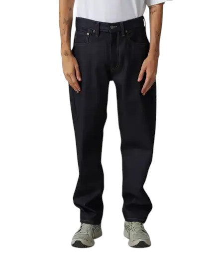 LEVI'S 568 Loose Straight Men Jeans W34/L32 Navy Blue Zip Fly Big E