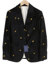Blazer Velvet Emb Shaped