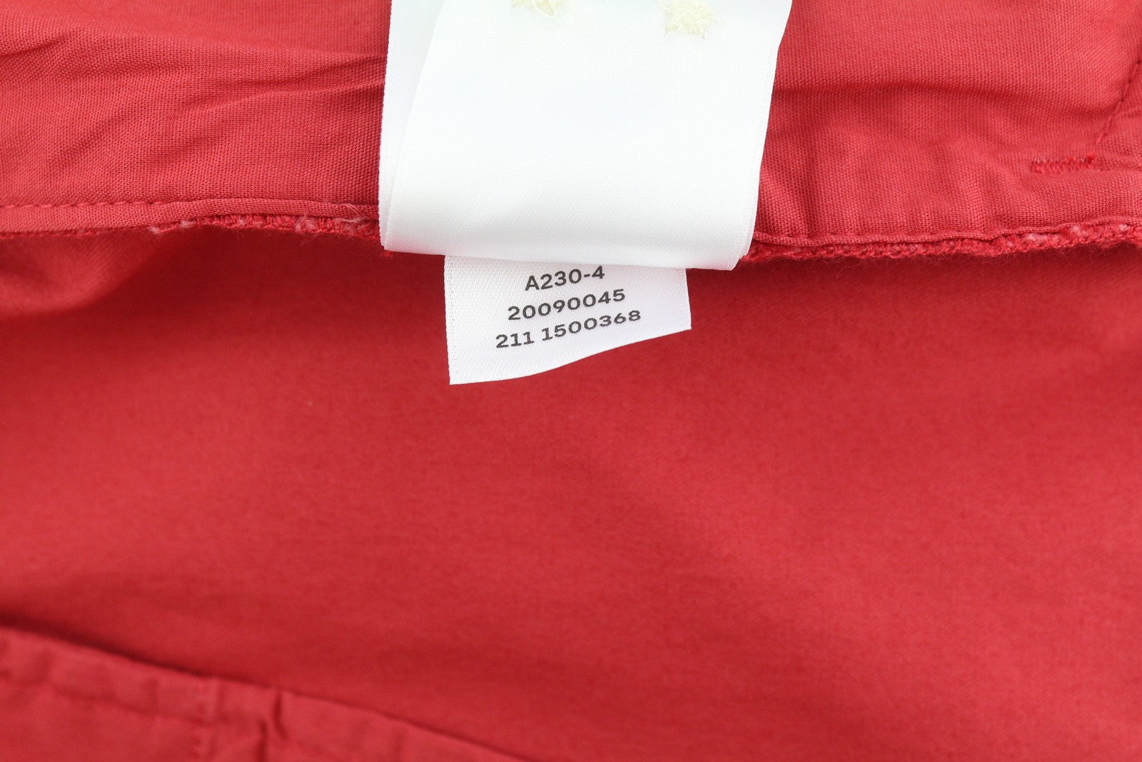 GANT Hallden Sunfaded Chinos Men Trousers W38/L34 Red Slim Mid Rise Zip
