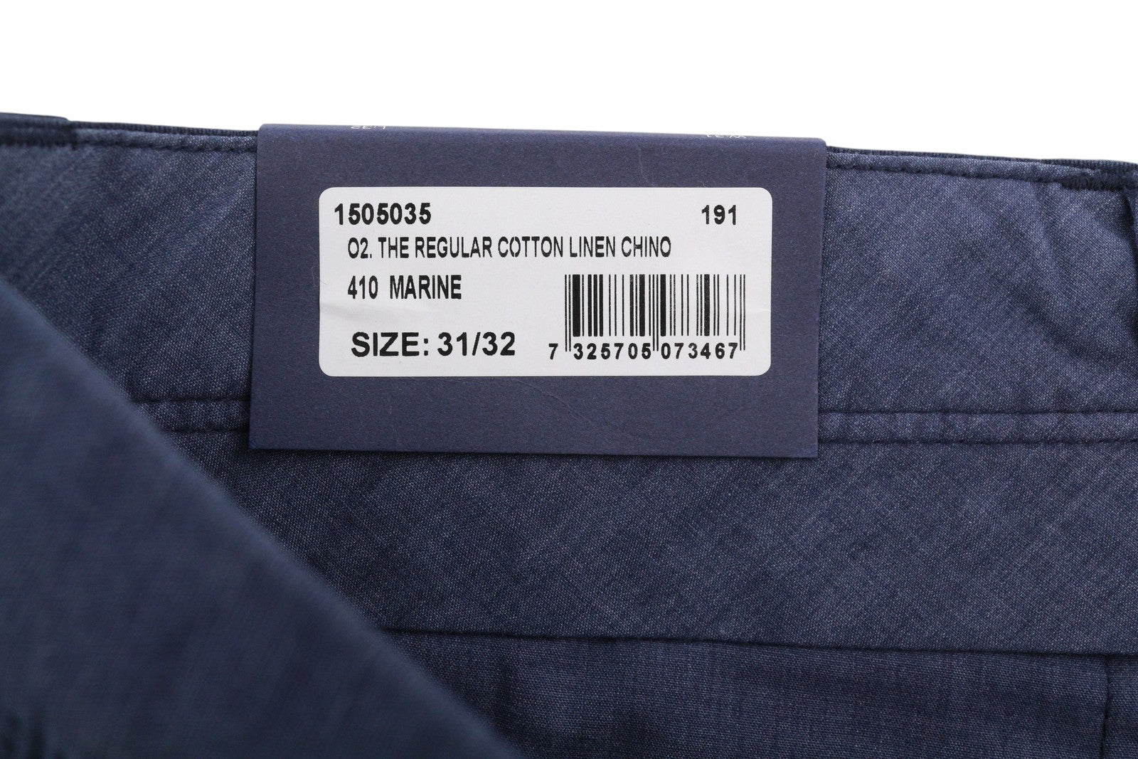 GANT The Regular Cotton Linen Chino Men Trousers W31/L32 Marine Casual Zip