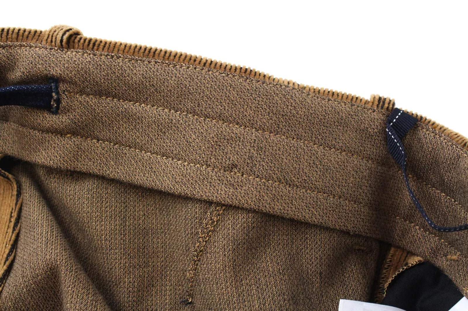 REPLAY Men Trousers W31/L30 Patched Pocket Corduroy Brown Button-Fly Straight