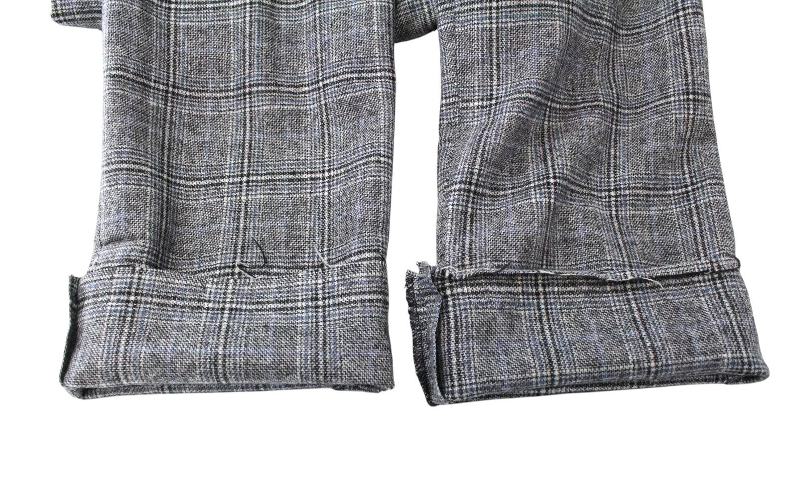SUITSUPPLY Havana Wide Lapel Men Suit UK36S Wool Cashmere Checked Slim 2 Piece