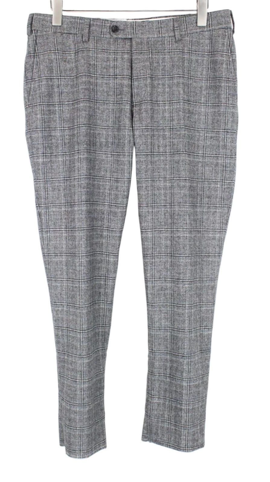 SUITSUPPLY Havana Wide Lapel Men Suit UK36S Wool Cashmere Checked Slim 2 Piece