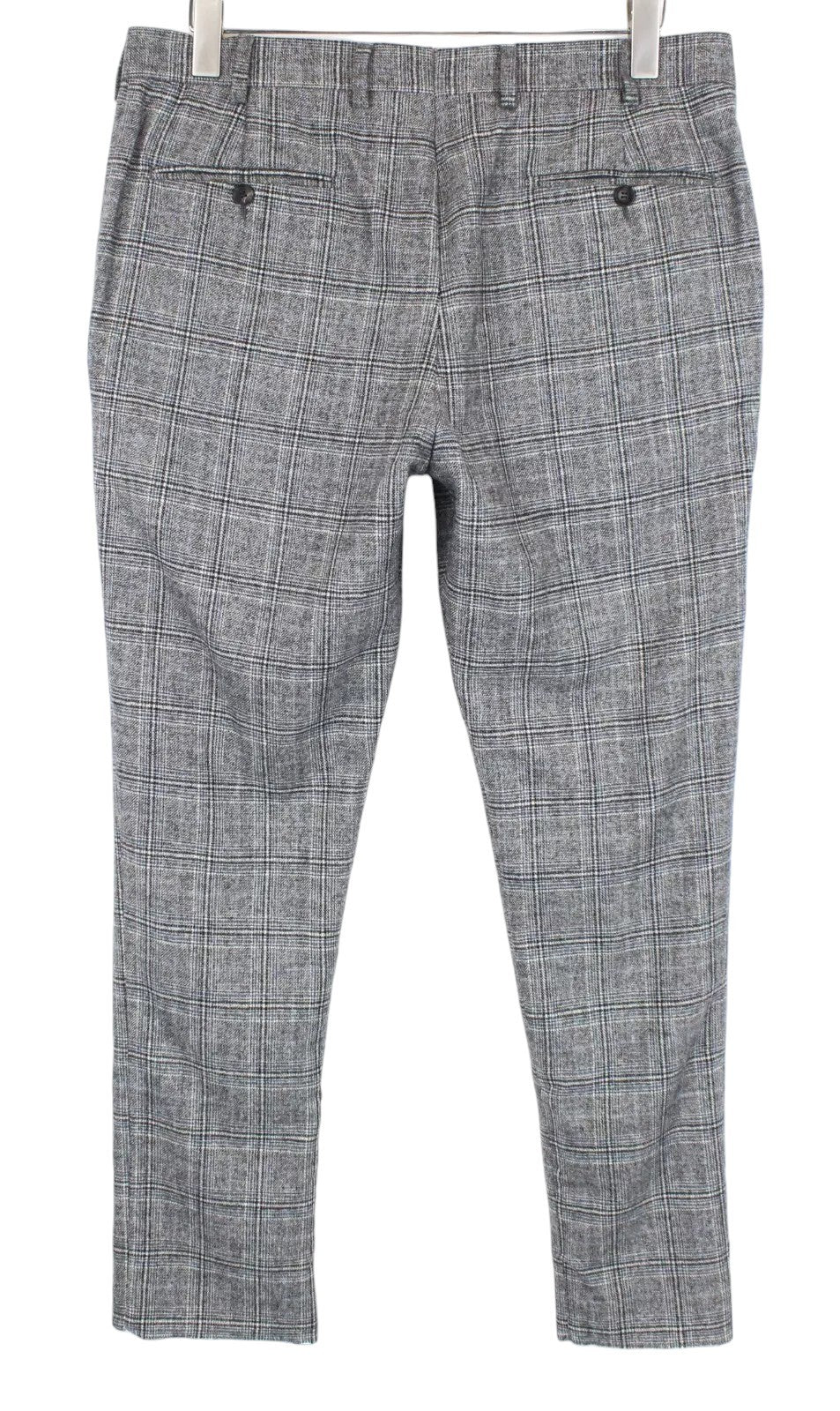 SUITSUPPLY Havana Wide Lapel Men Suit UK36S Wool Cashmere Checked Slim 2 Piece