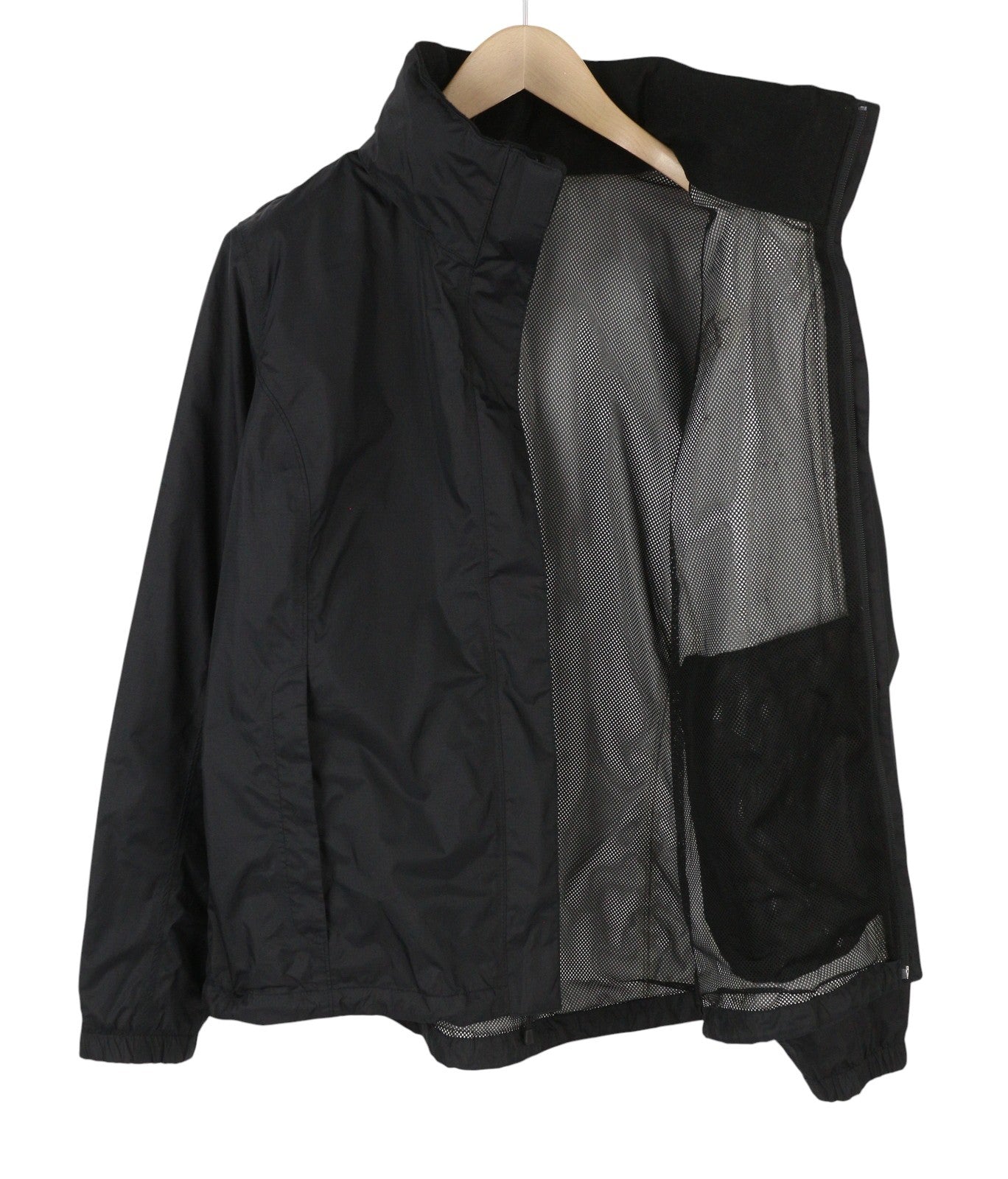 THE NORTH FACE Resolve Women Jacket XL Black DryVent Hidden Hood Light