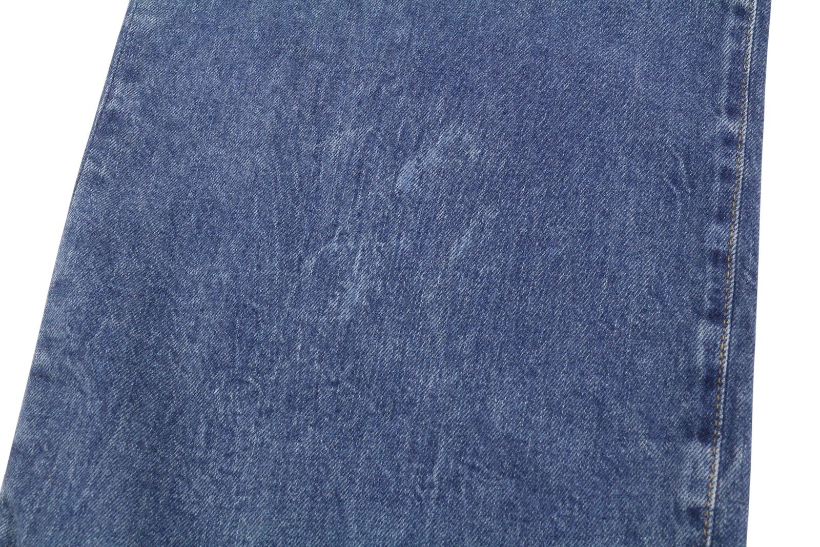 R13 Damon Pleated Women Jeans 33 Blue Kellen Straight Whiskers Faded PS26
