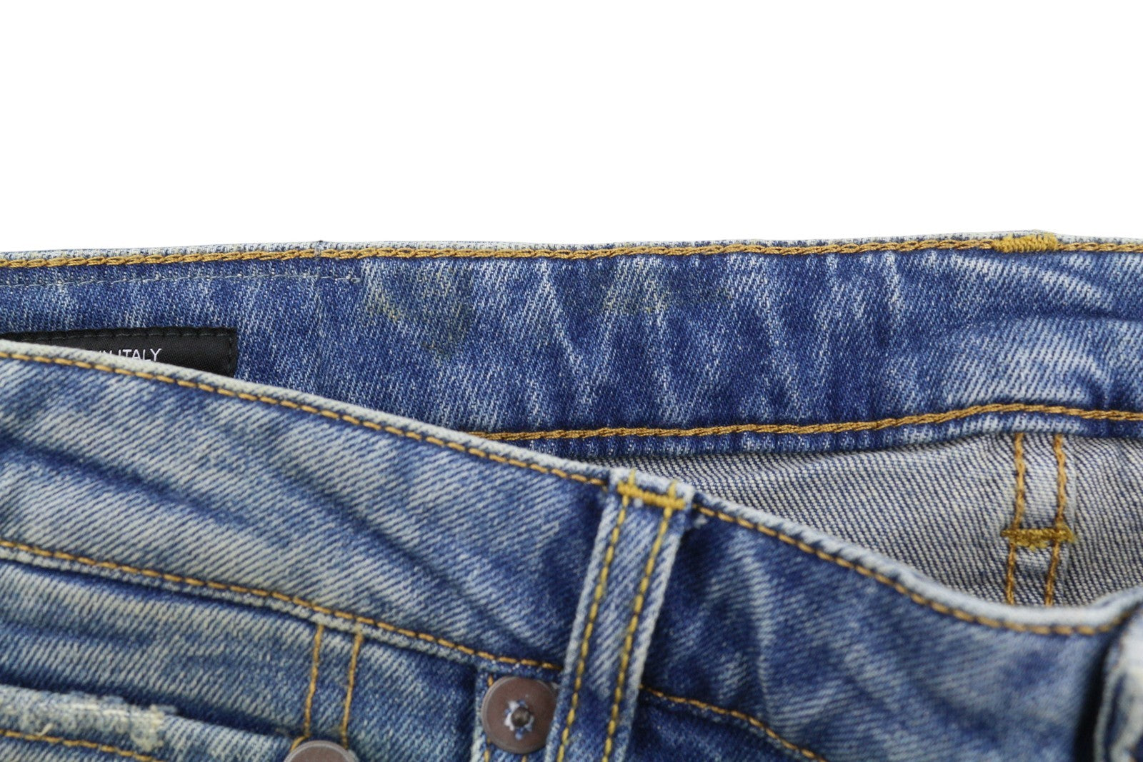 R13 Kick Fit Women Jeans 31 Kelly Stretch Cropped Distress PS26 RRP699