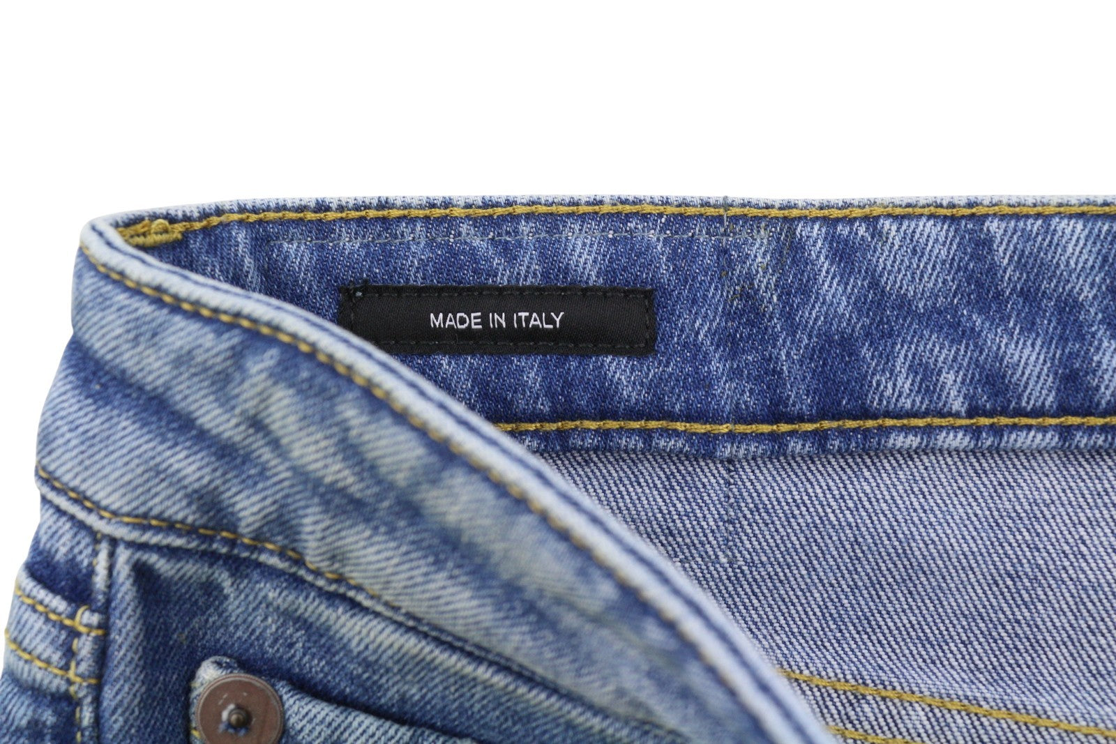 R13 Kick Fit Women Jeans 32 Blue Jasper Stretch Cropped Flare PS26